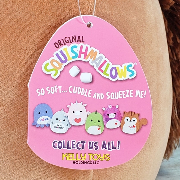 Squishmallow Nic the Squirrel 8" UltraSoft Stuffed Valentine's Day Plush NWT - Picture 10 of 12